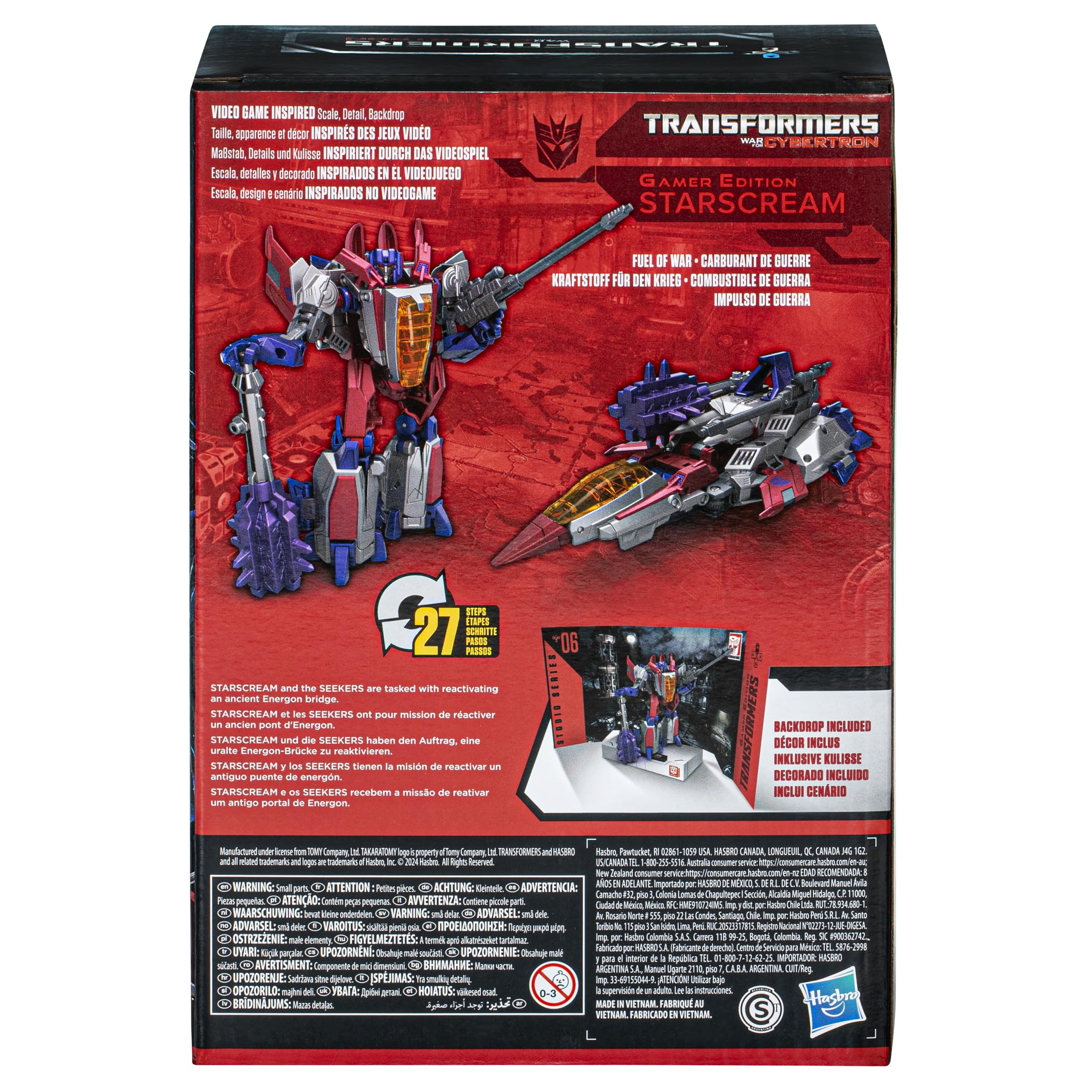 Transformers Studio Series Starscream Gamer 06 action 16,5cm
