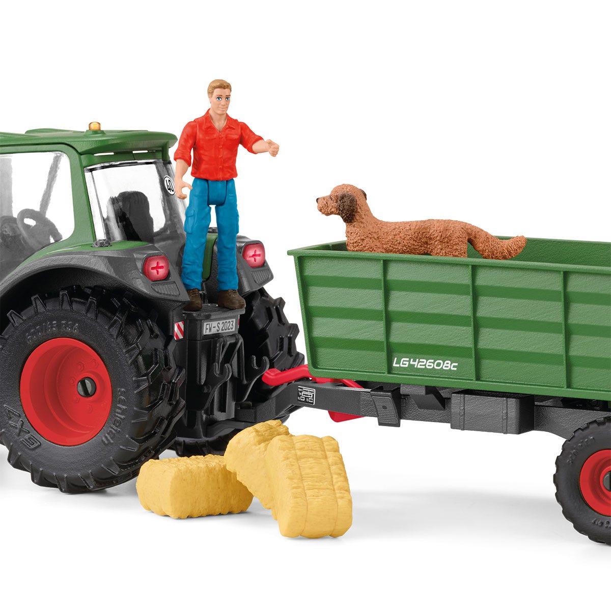 Schleich FARM WORLD 42608 Trattore con Rimorchio giocattolo