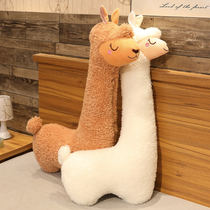 ToyalFriends More Animals alpaca peluche 100cm bianco morbido