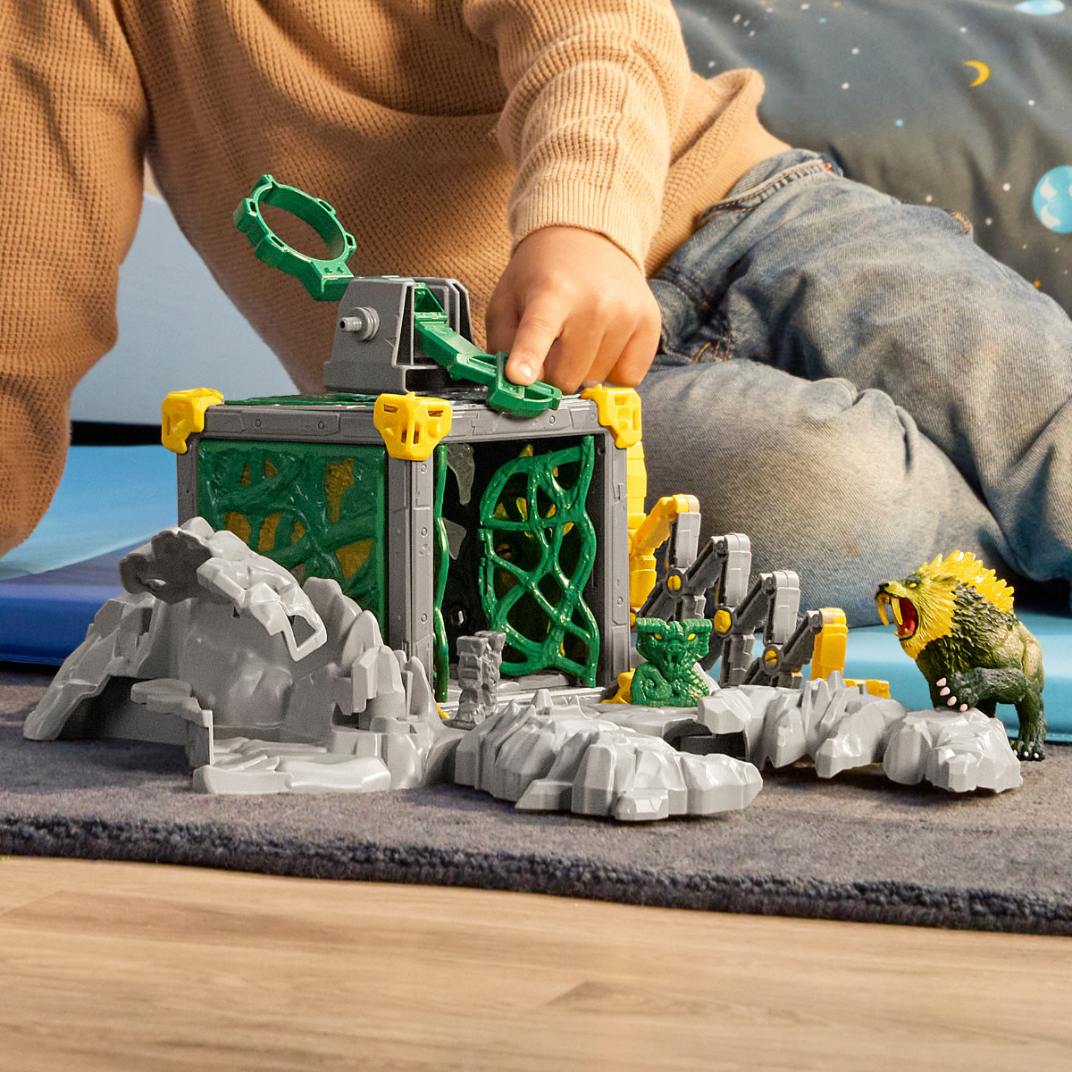 Schleich Eldrador Fortezza Giungla 42809 Playset Tigre