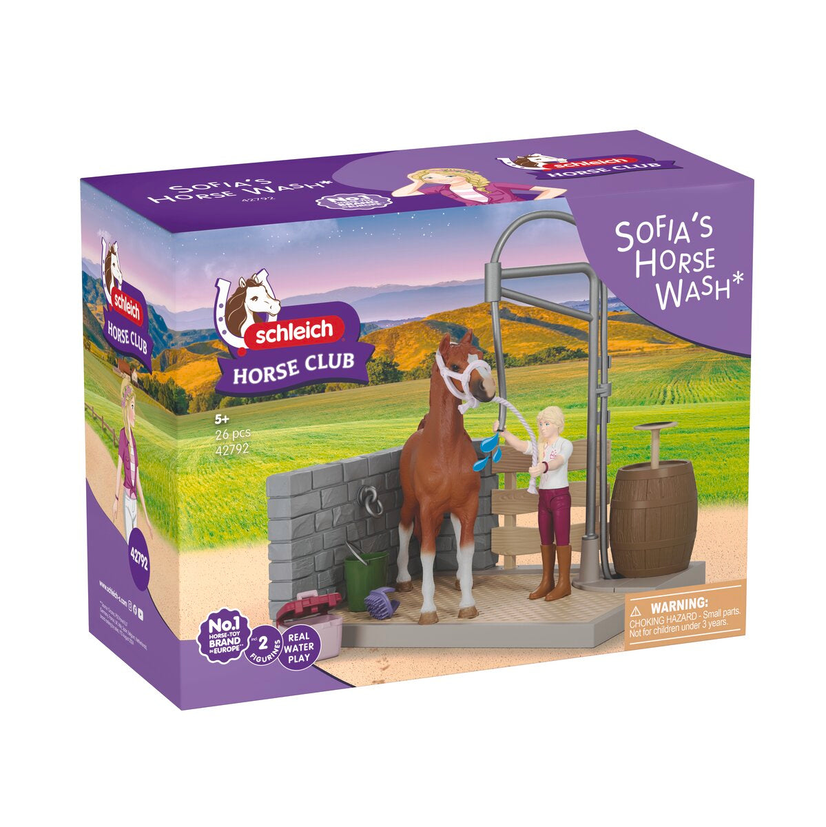 Schleich Horse Club 42792 playset cavalli lavaggio Sofia