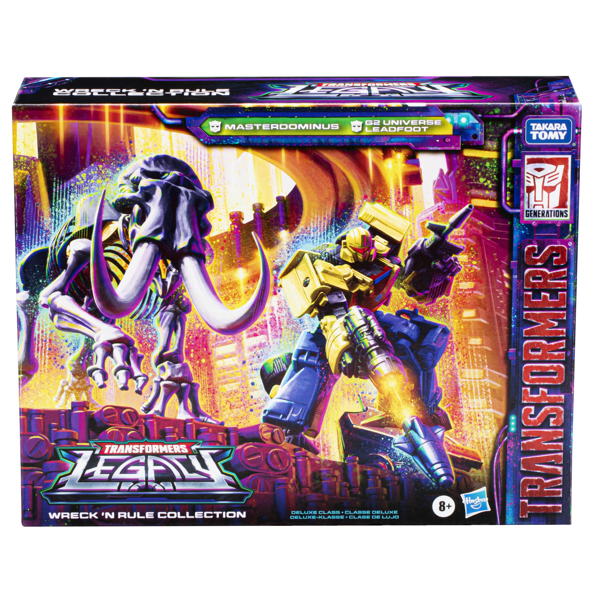 Transformers Legacy Leadfoot Masterdominus action figure 14 cm auto