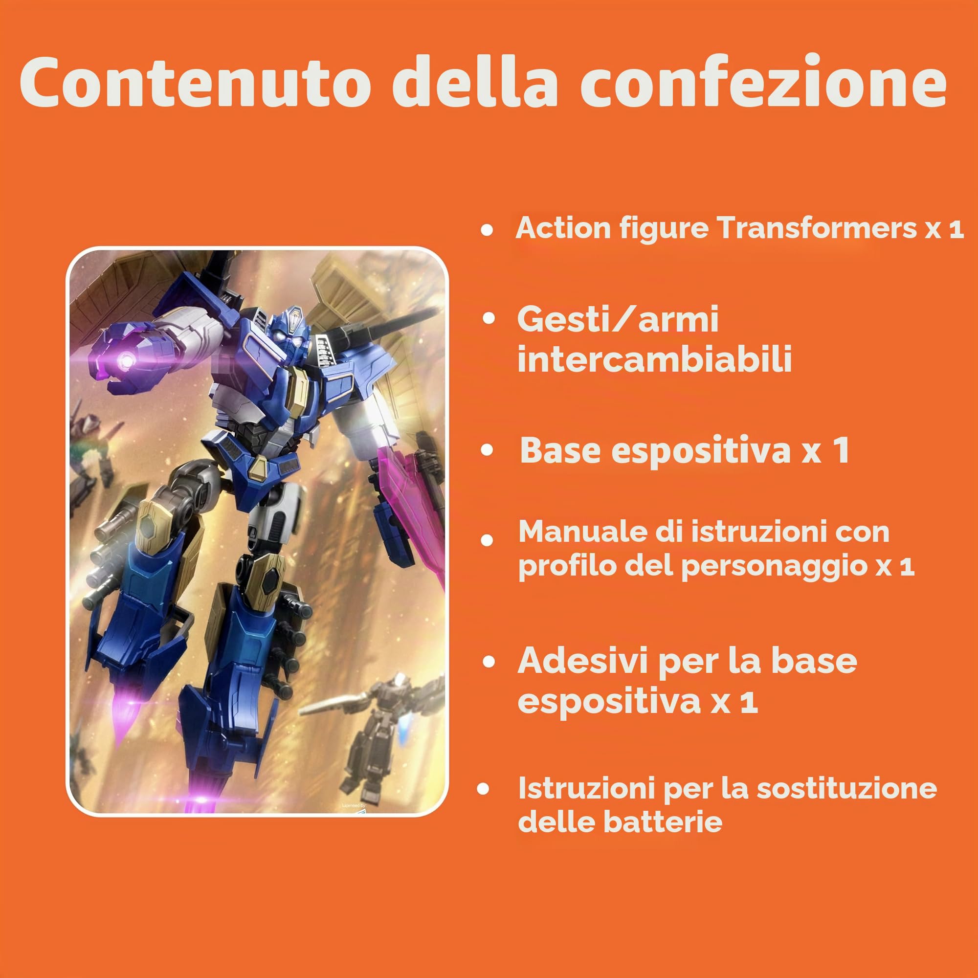 Blokees Transformers Sentinel Prime model kit 91 pezzi LED