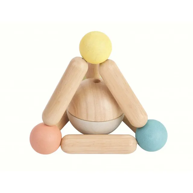 Kreativa Wooden Rattles Rattle Triangle sonaglio legno triangolo