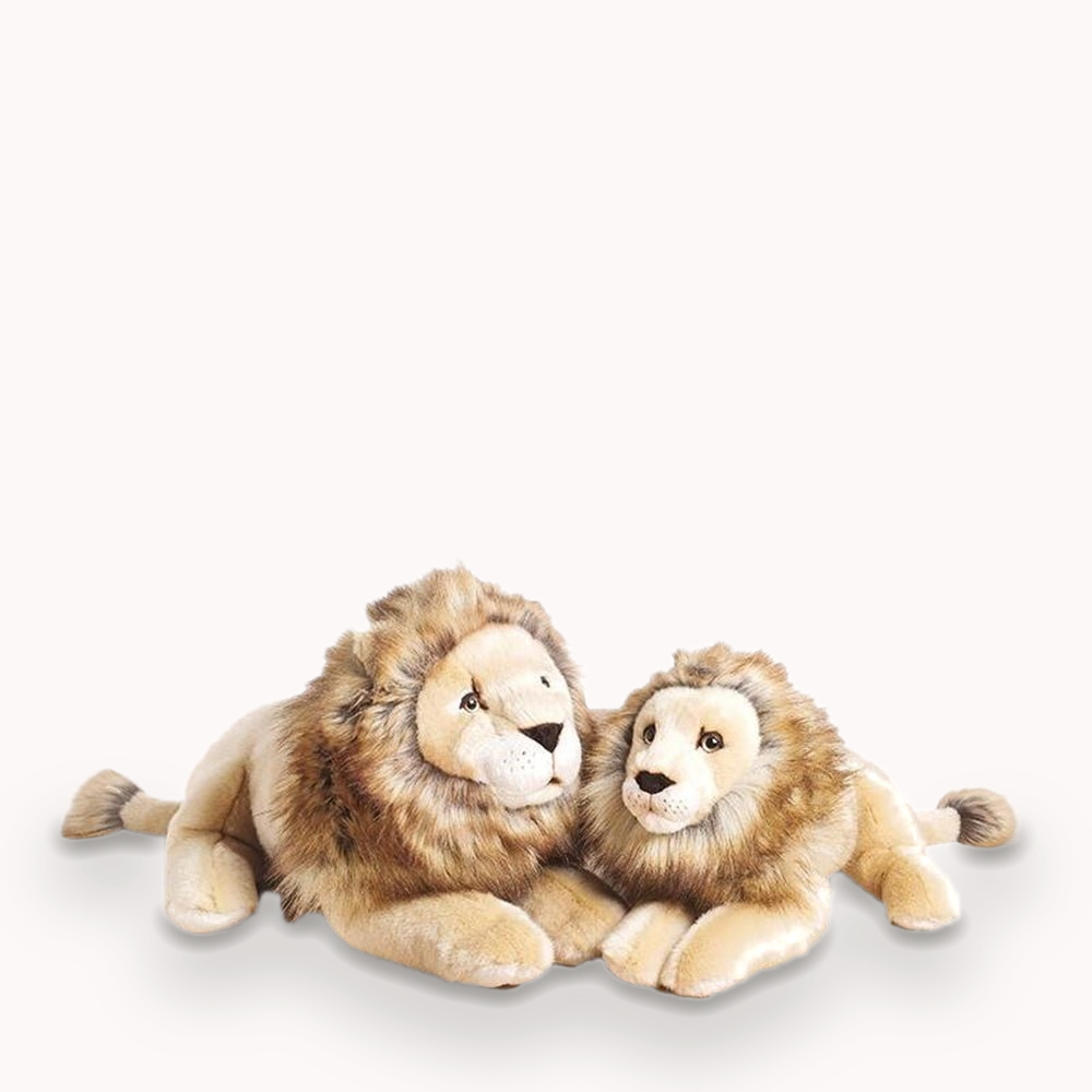 La Pelucherie Jungle Melchior leone peluche 40 cm criniera