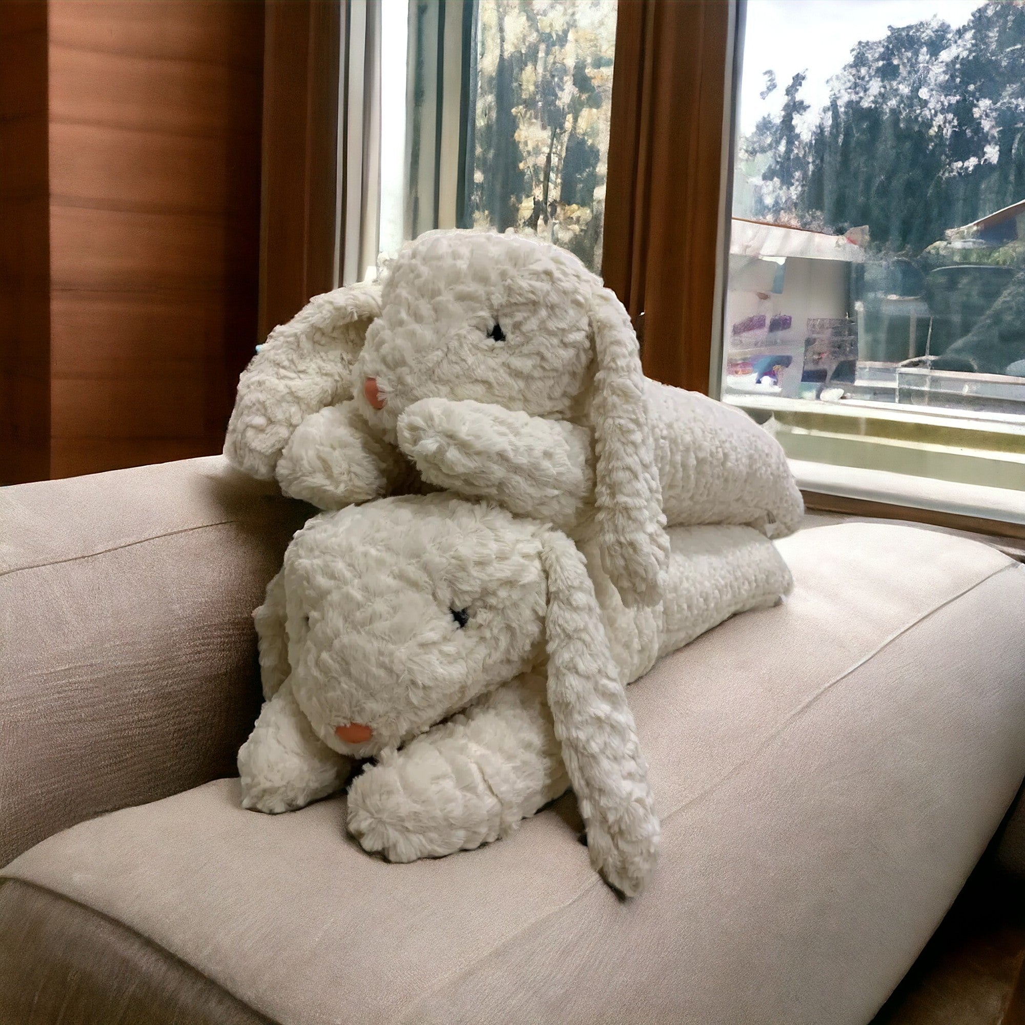 ToyalFriends More Animals coniglio peluche 90cm bianco lungo