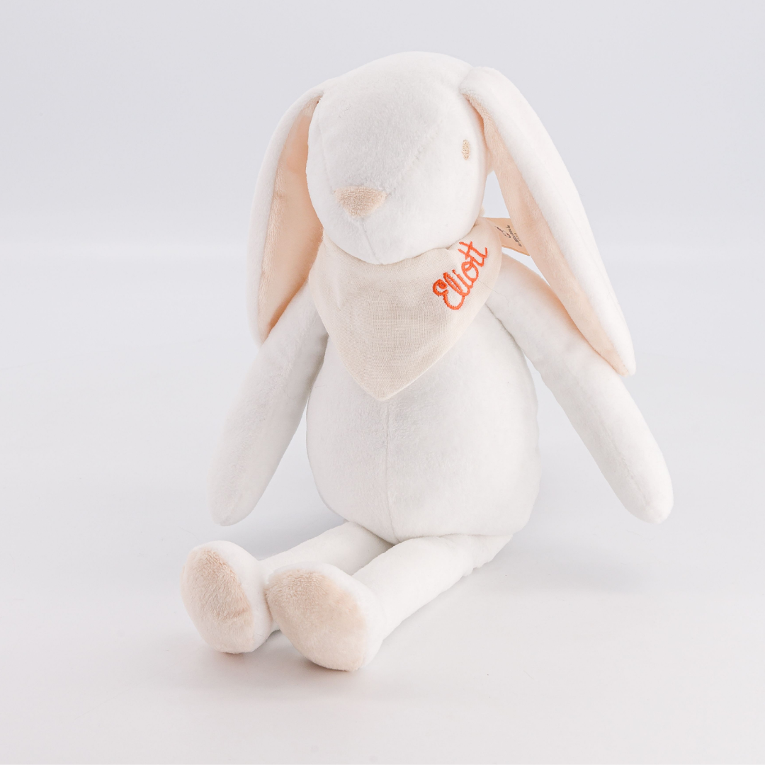 La Pelucherie First Rabbit peluche coniglio 35cm bianco ipoallergenico