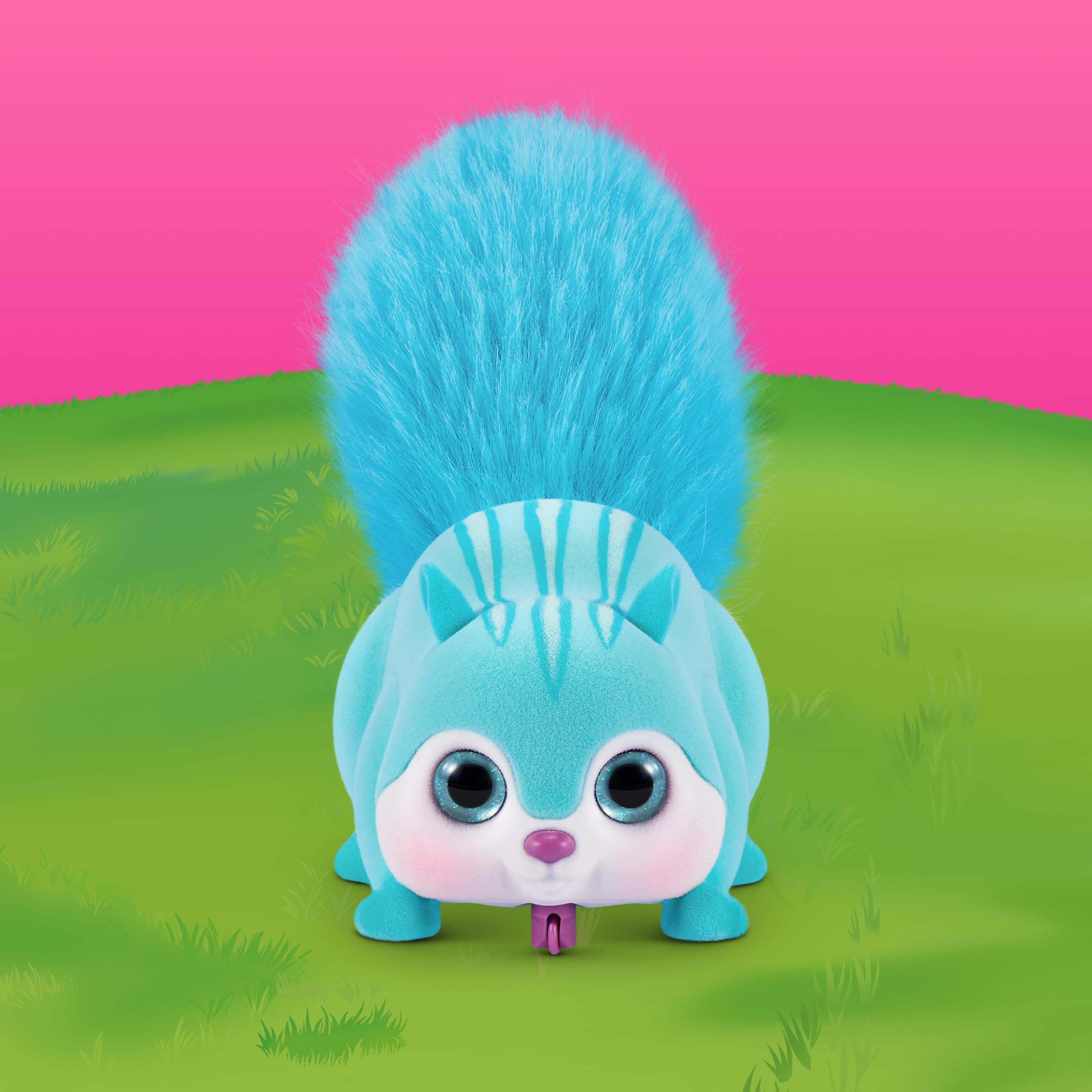 Pets Alive Scurry'n Squirrel peluche interattivo blu con movimento