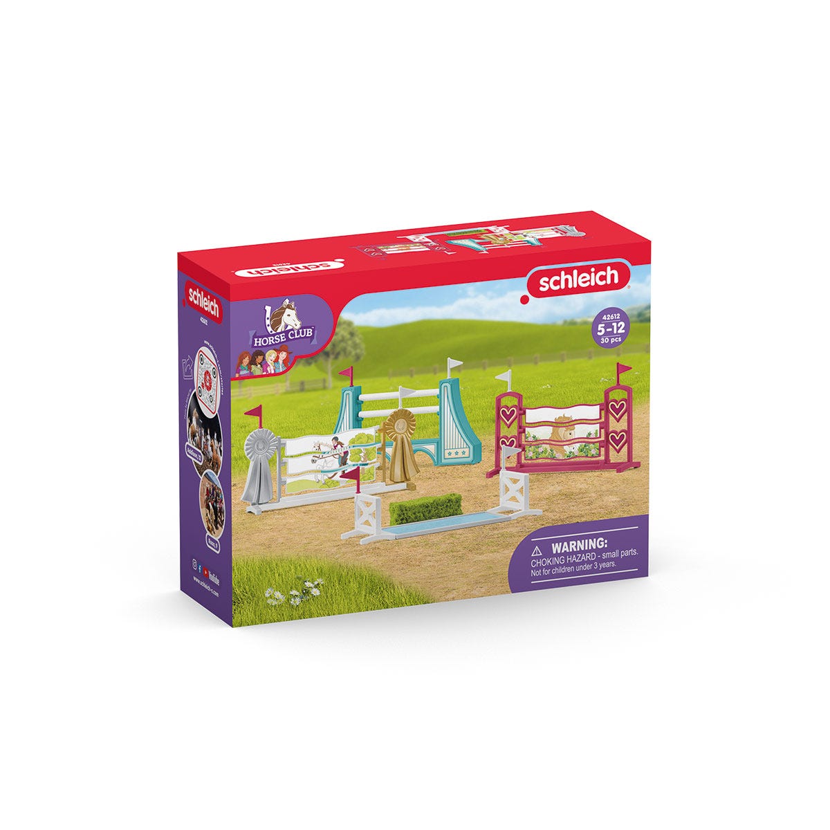 Schleich Horse Club 42612 accessori ostacoli action figure gara