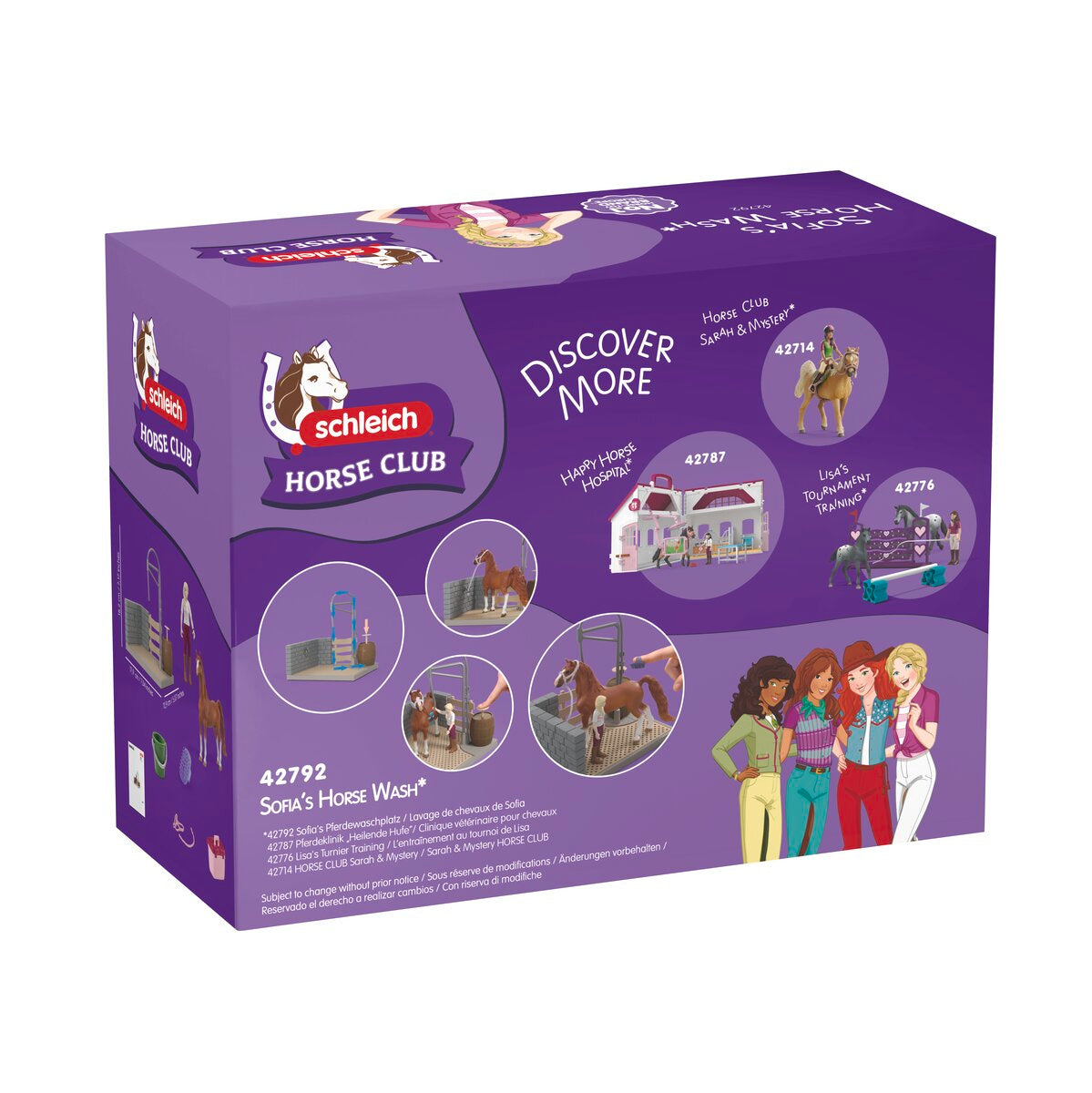 Schleich Horse Club 42792 playset cavalli lavaggio Sofia
