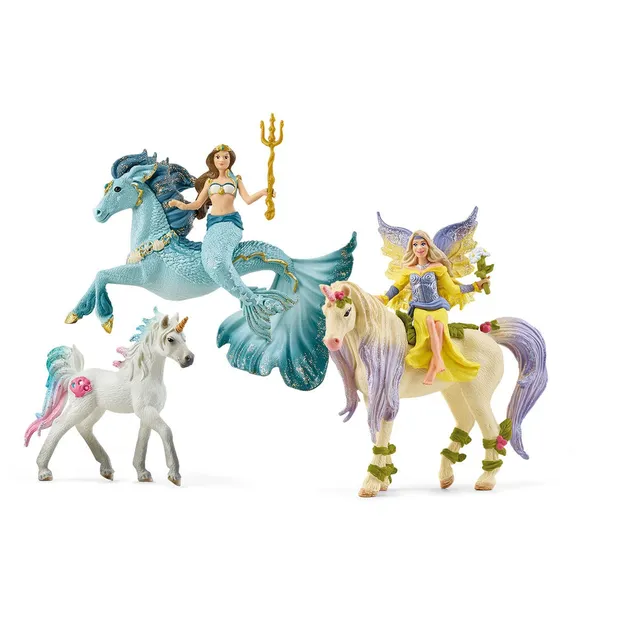 Schleich Bayala Starter Set Playset Unicorni Glitter Eyela Sera