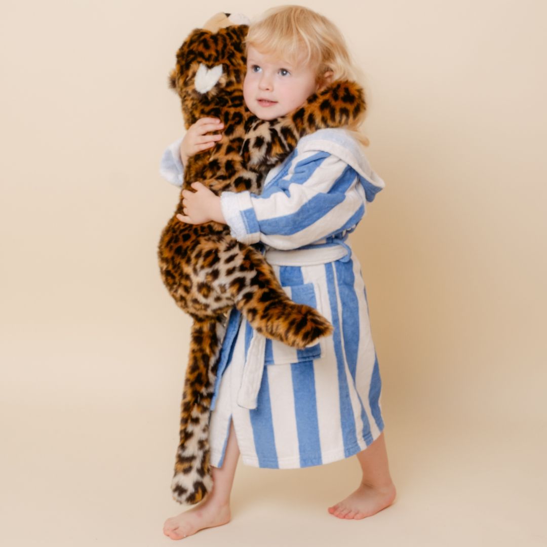 La Pelucherie Jungle Leopardo Sasha peluche morbido 35cm maculato