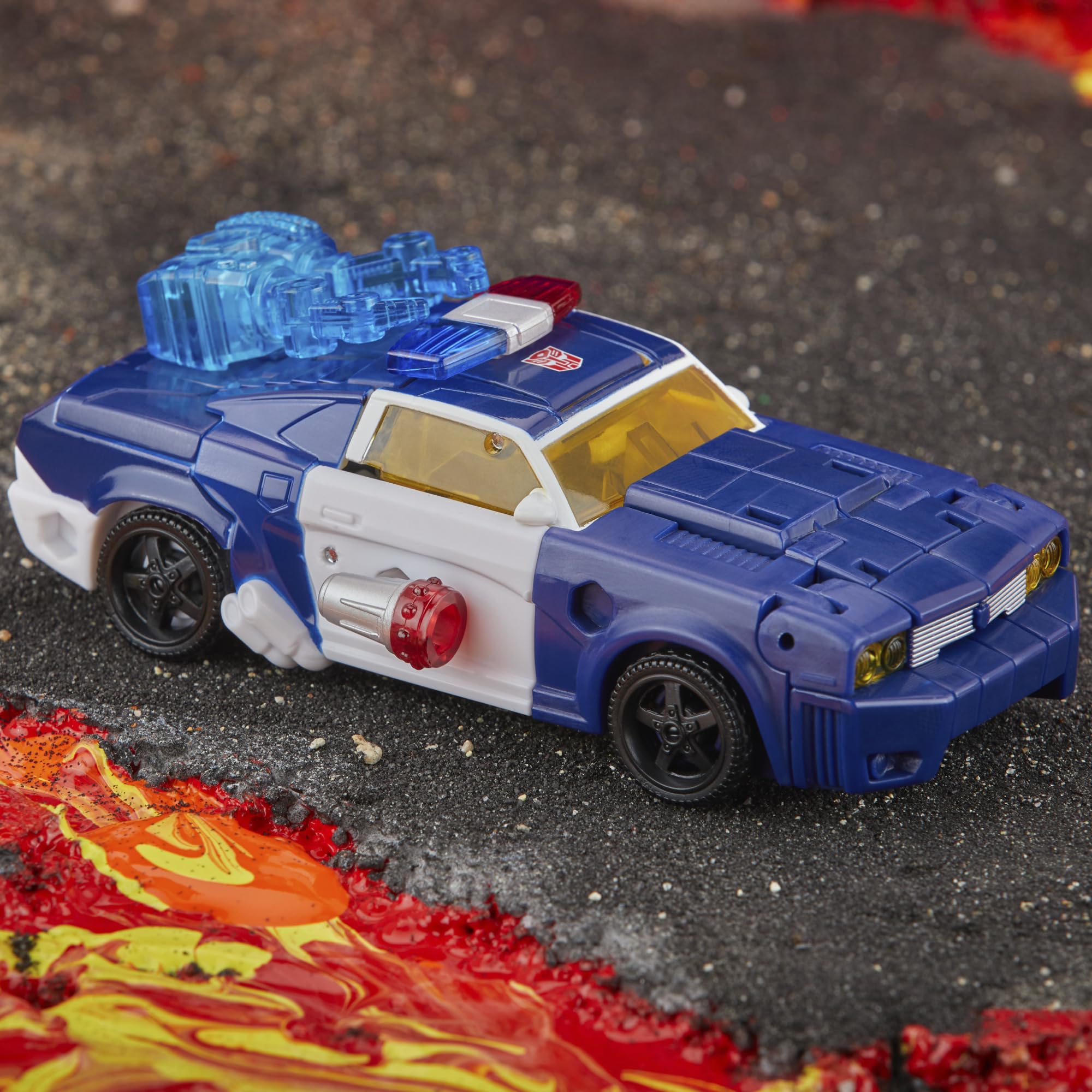 Transformers Legacy United Autobot Chase action figure 14 cm auto polizia