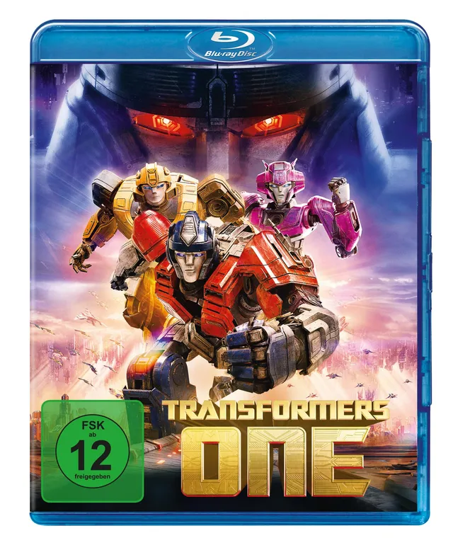 Transformers One film Blu-ray animazione robot