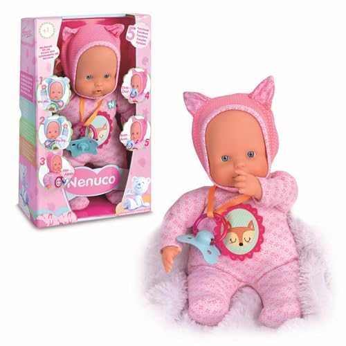 Nenuco Blandito 5 Funzioni Bambola Rosa 30 cm con Suoni