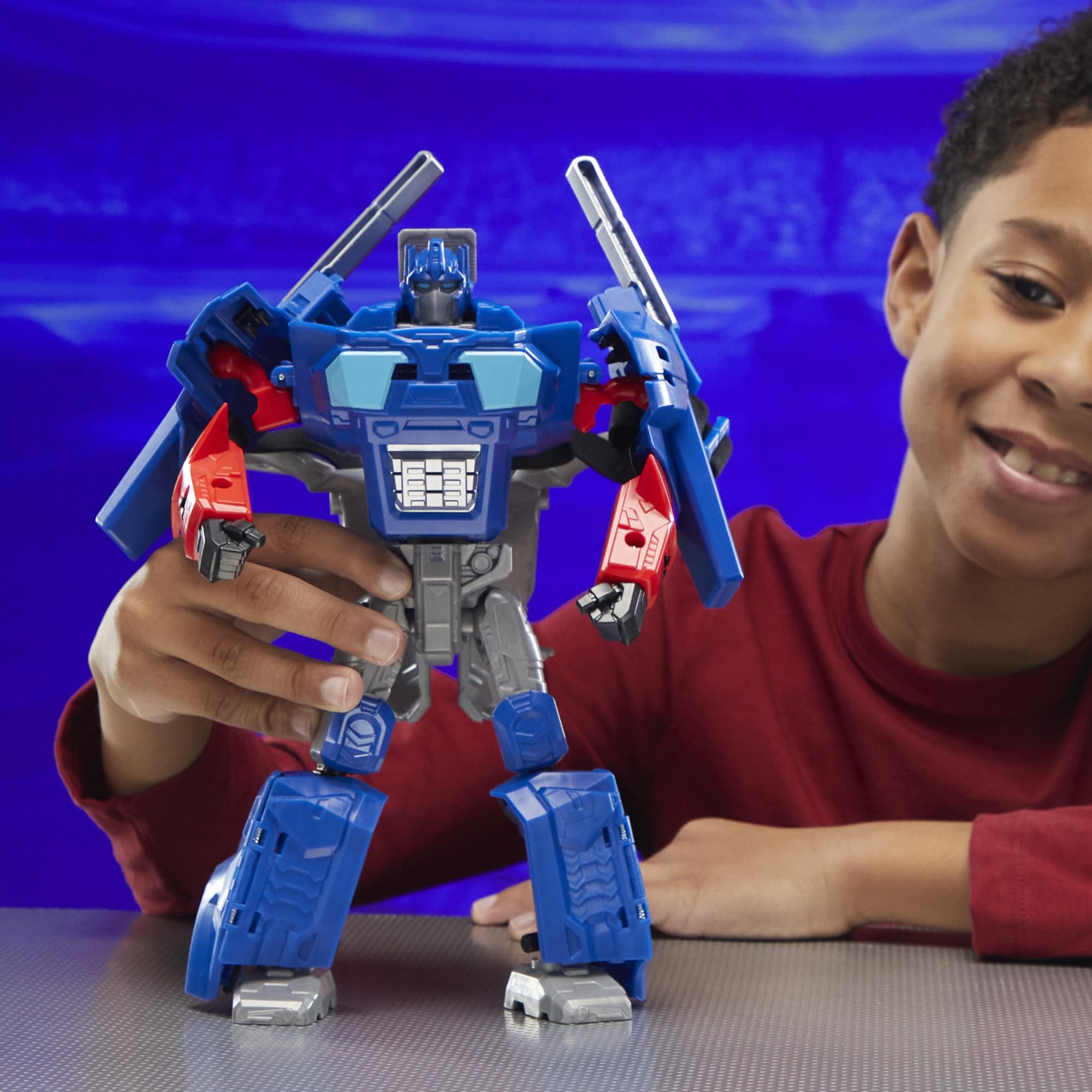 Transformers One Optimus Prime action figure maschera 25 cm