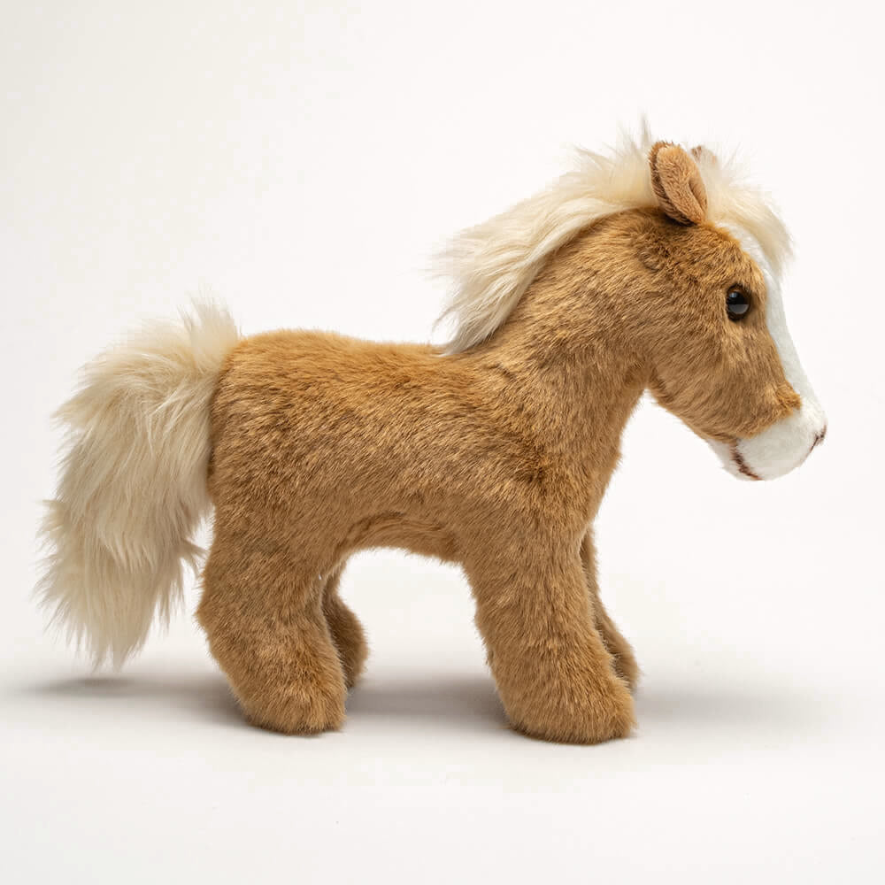 La Pelucherie Farm Cavallo Henri peluche morbido 25cm marrone