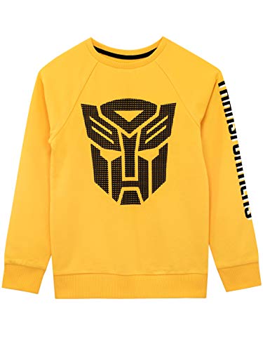 Transformers Autobots felpa bambini gialla 5-6 anni