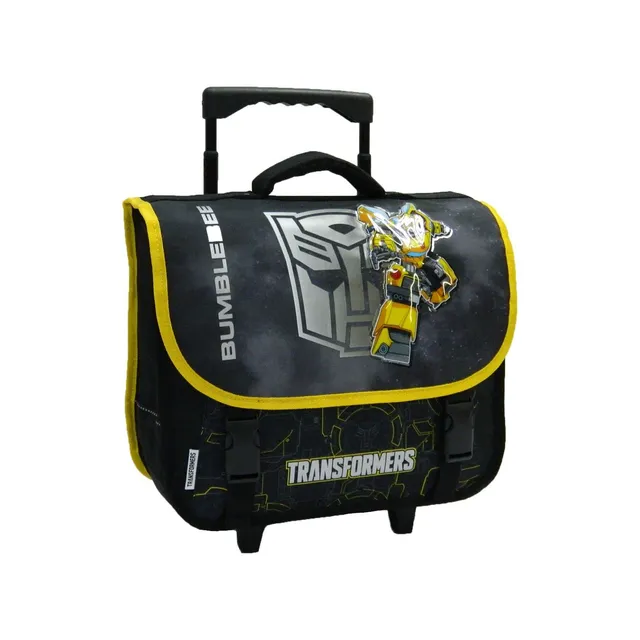 Bagtrotter Transformers Bumblebee cartella con ruote 38 cm nero