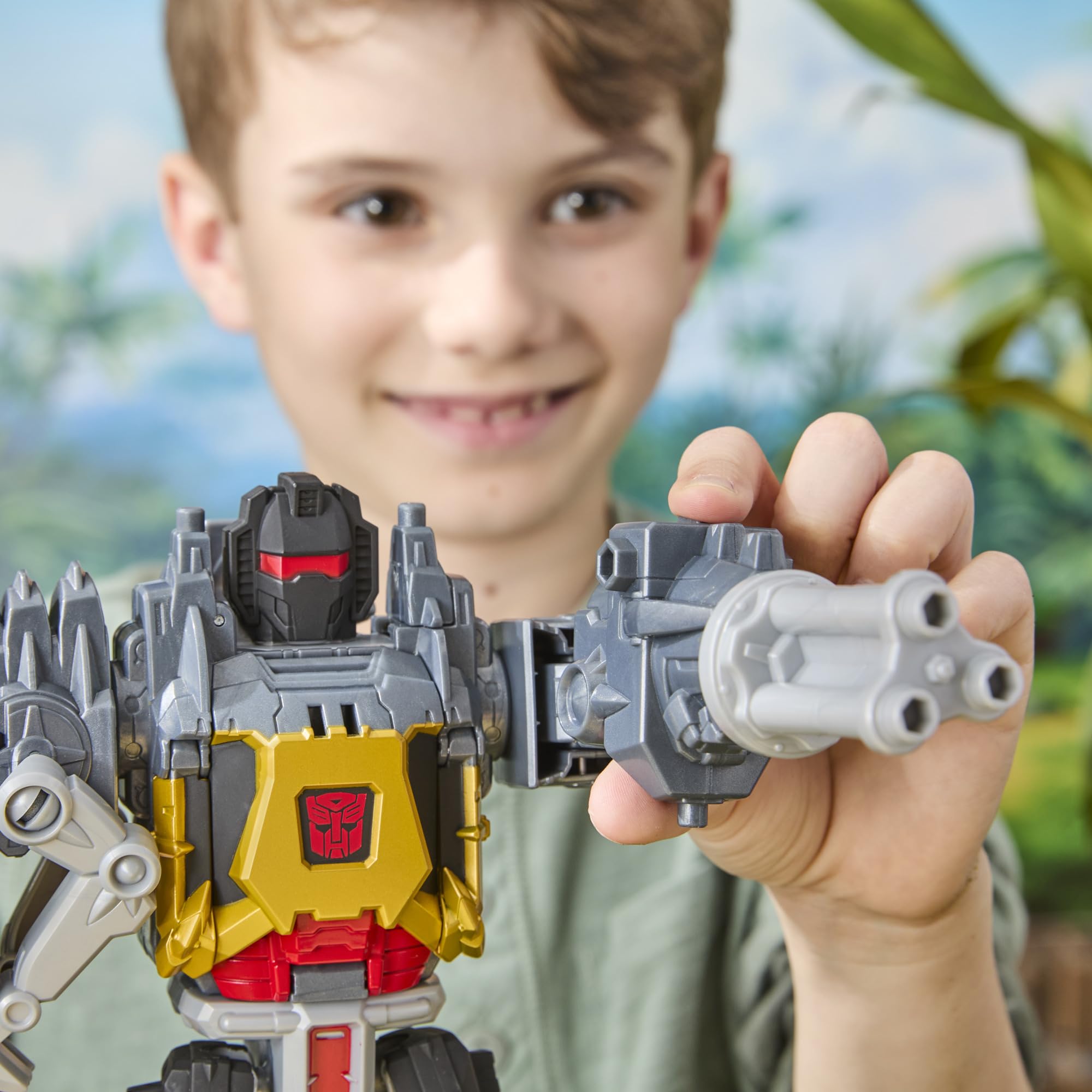 Transformers Cyberworld Grimlock Divora e Combatti action 22,5 cm