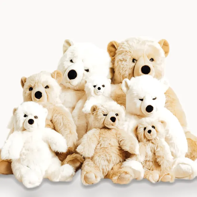 La Pelucherie Bears Orso Jules peluche 35cm crema morbido