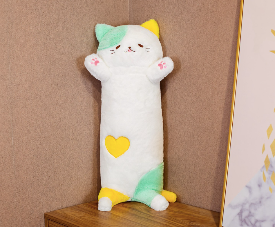 ToyalFriends Cats Gatto Peluche verde 60cm morbido lungo