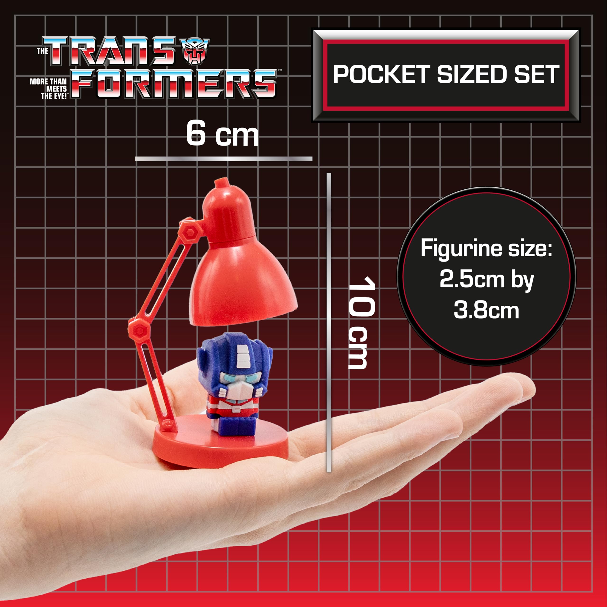 Transformers Optimus Prime Mini Lampada LED Luce Blu