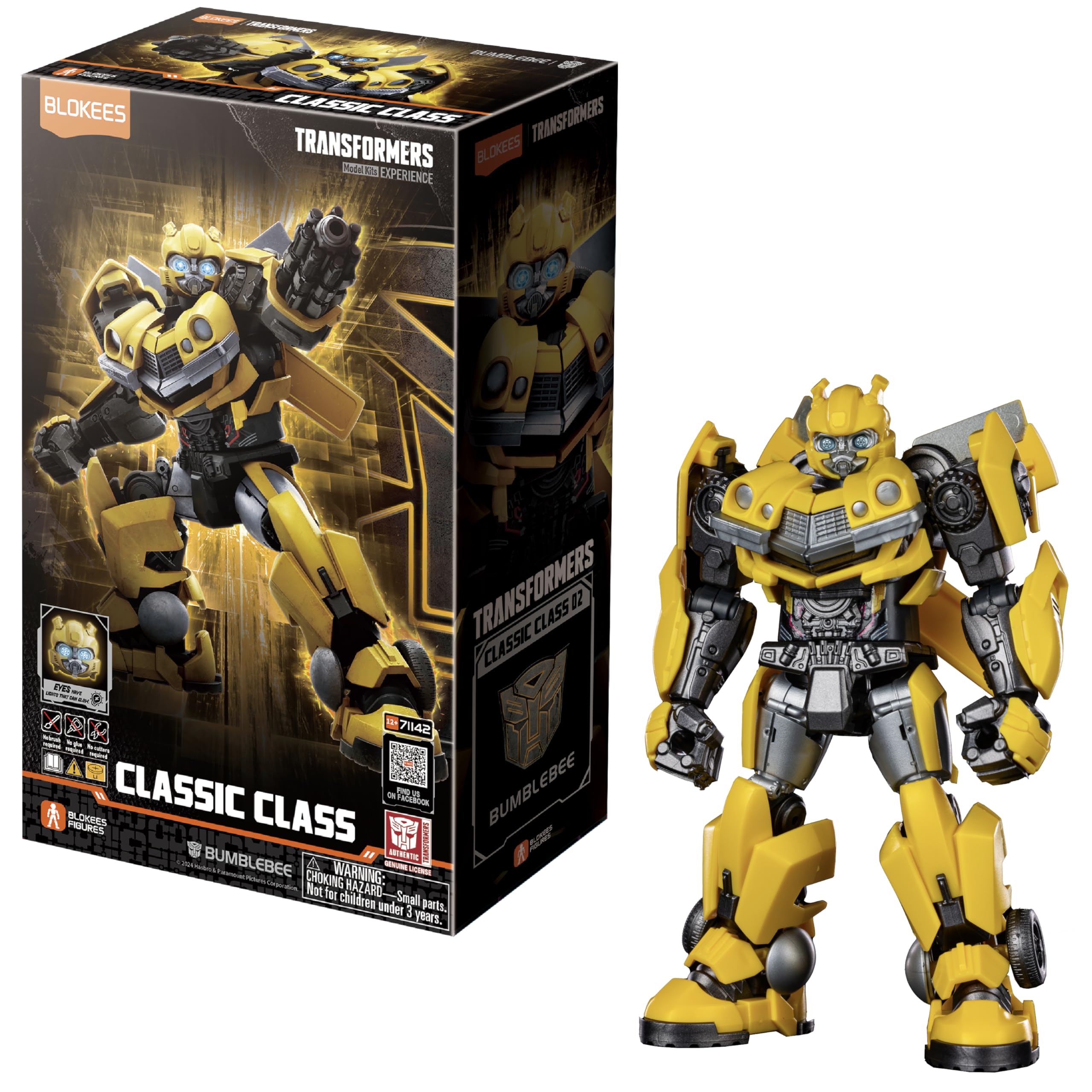 Transformers Blokees Classic 02 Bumblebee model kit da costruire