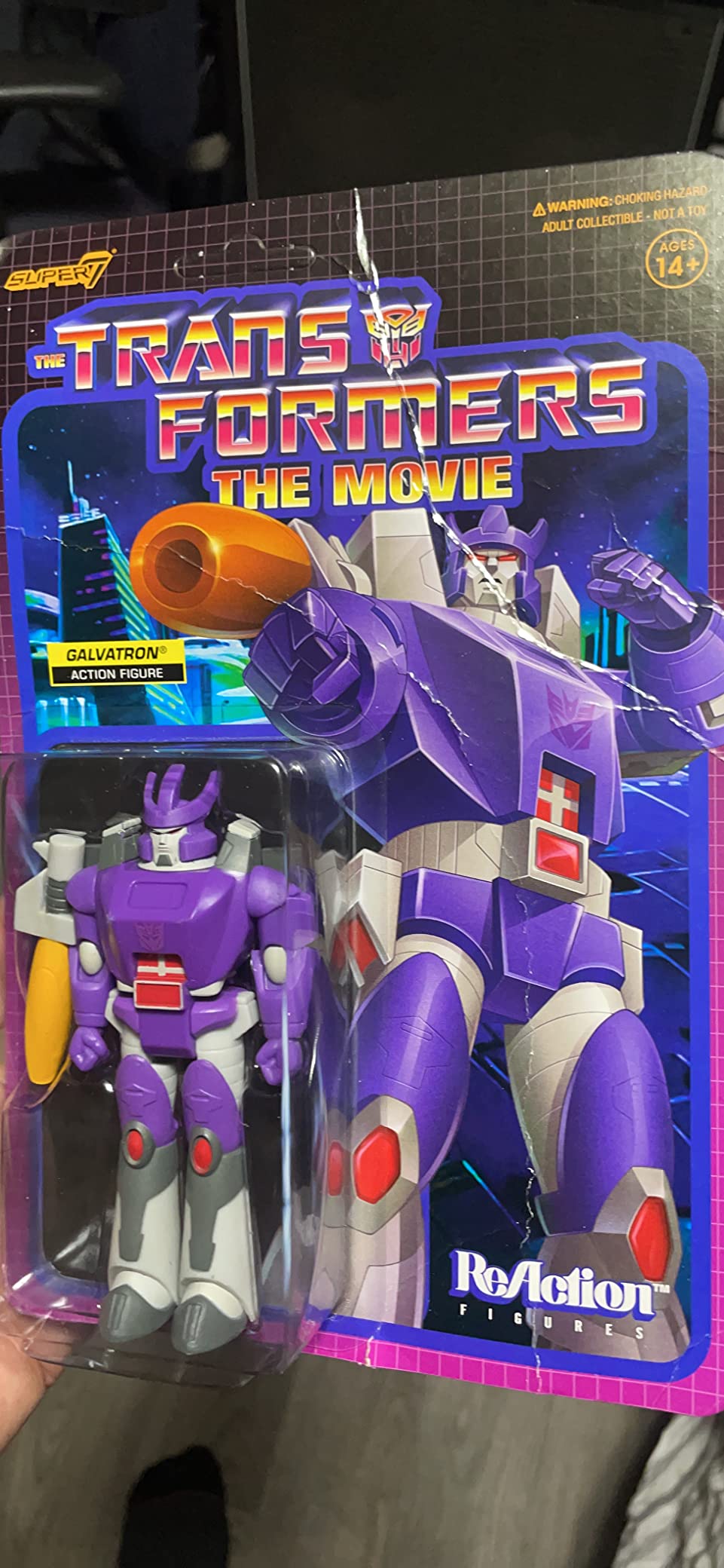 Transformers Vinyl Galvatron Super7 ReAction 9,5 cm Vintage