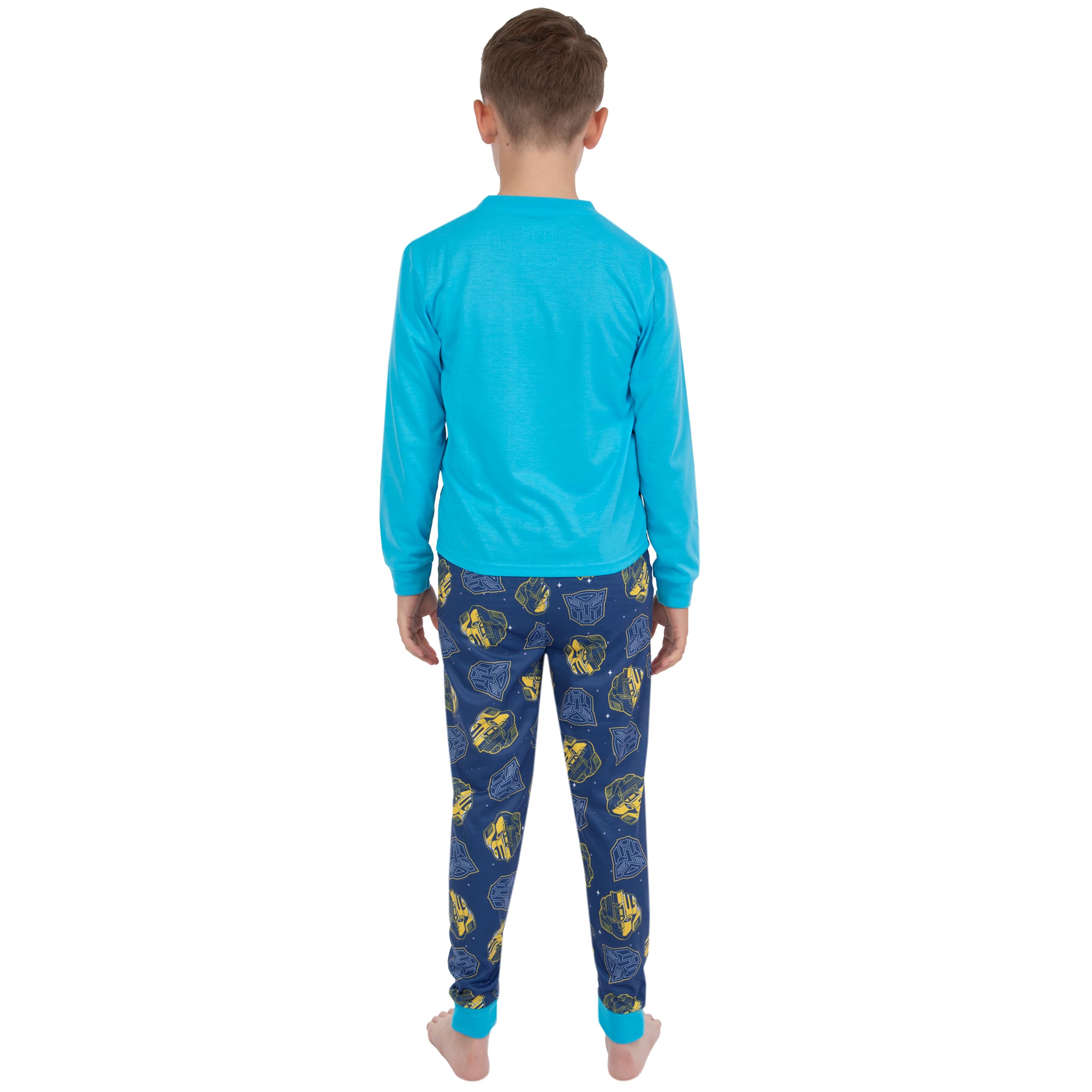 Transformers Bumblebee pigiama bambino invernale blu 2 pezzi