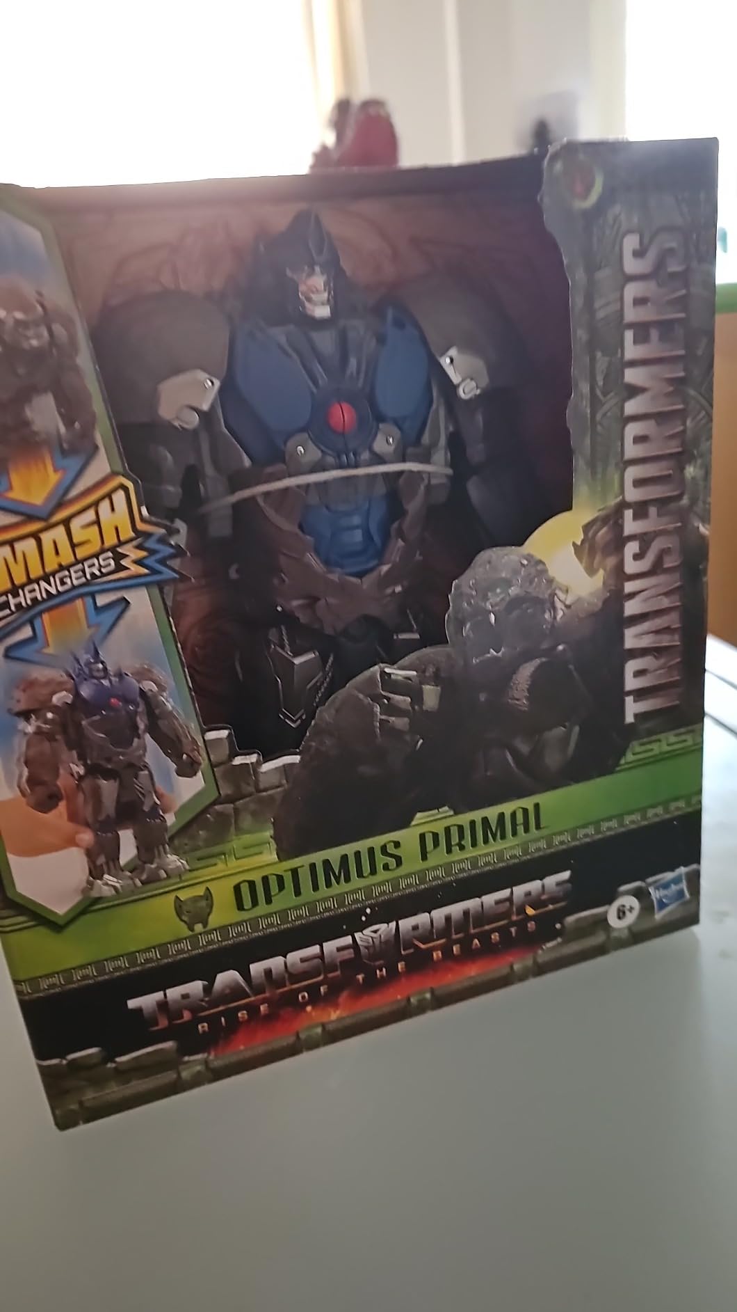 Transformers Rise of the Beasts Smash Changer Optimus Primal action figure 22,5 cm