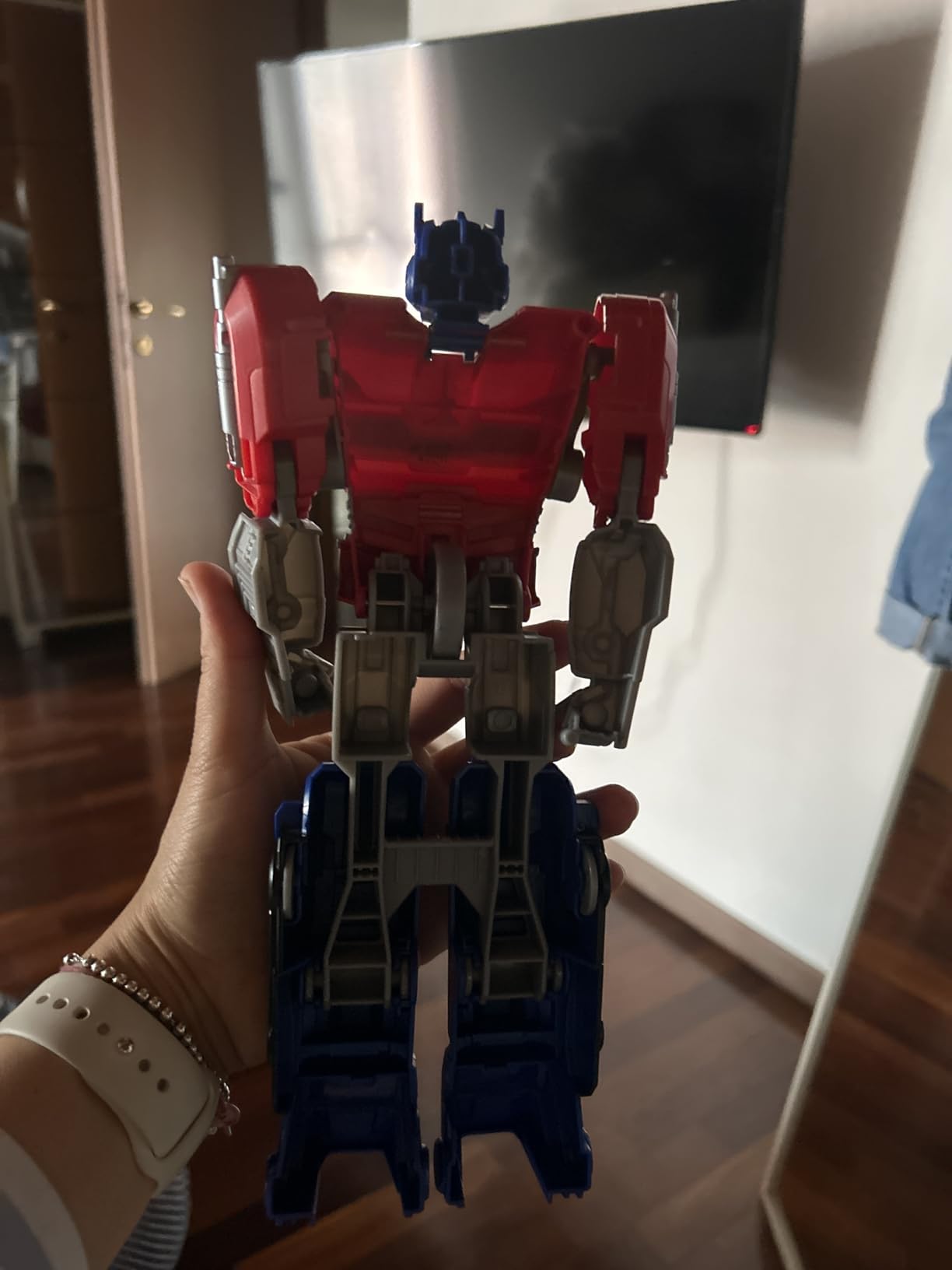 Transformers One Optimus Prime action figure 28 cm camion