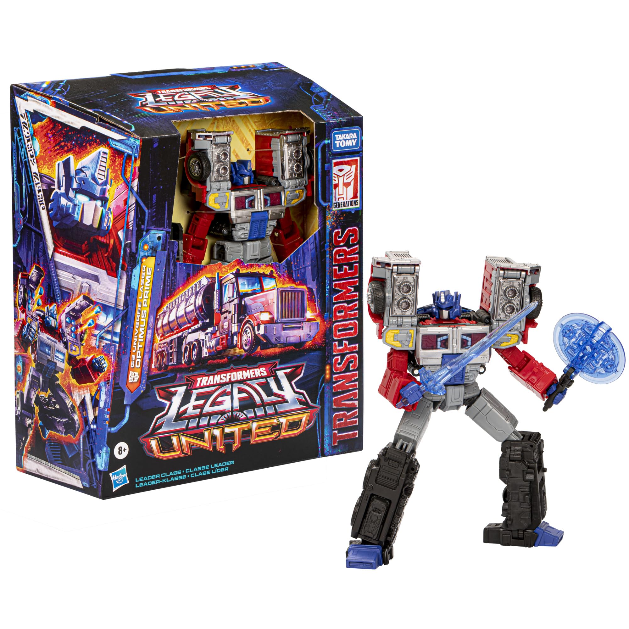 Transformers Legacy G2 Laser Optimus Prime action figure 19 cm