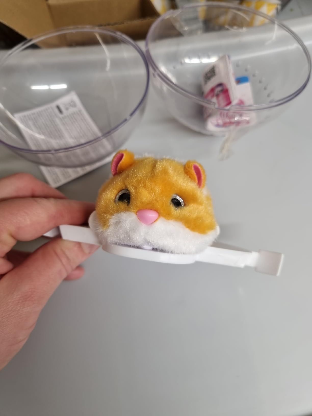 Pets Alive Hamster Mania peluche criceto arancione interattivo