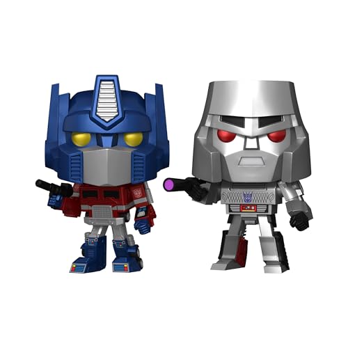 Funko Pop Transformers Optimus Prime Megatron 2 pack metallico