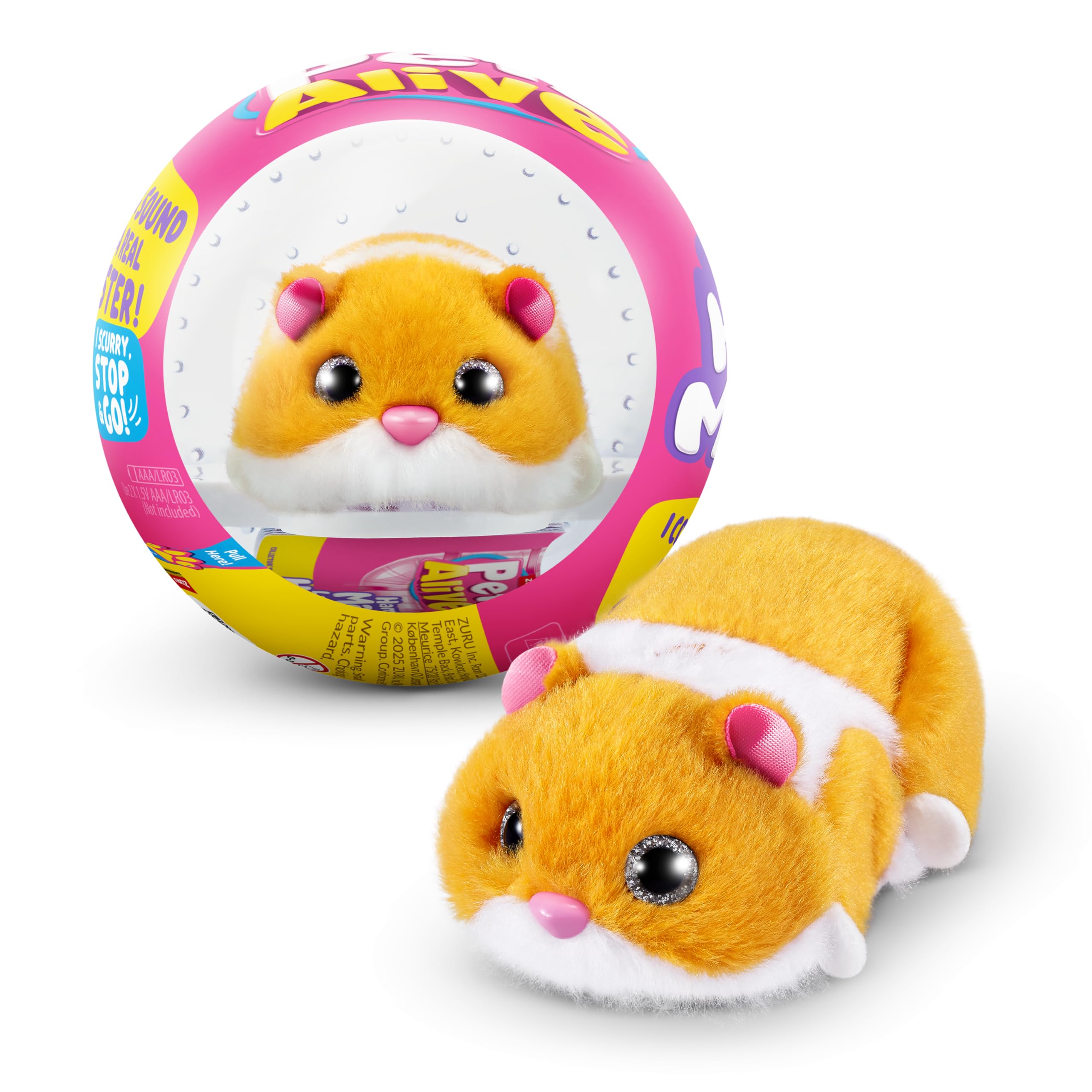 Pets Alive Hamster Mania peluche criceto arancione interattivo
