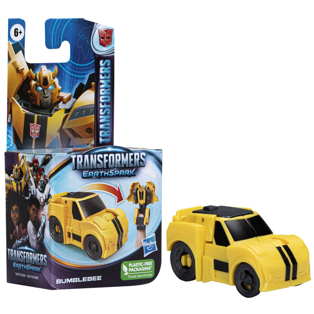 Transformers EarthSpark Tacticon Bumblebee robot 6 cm auto