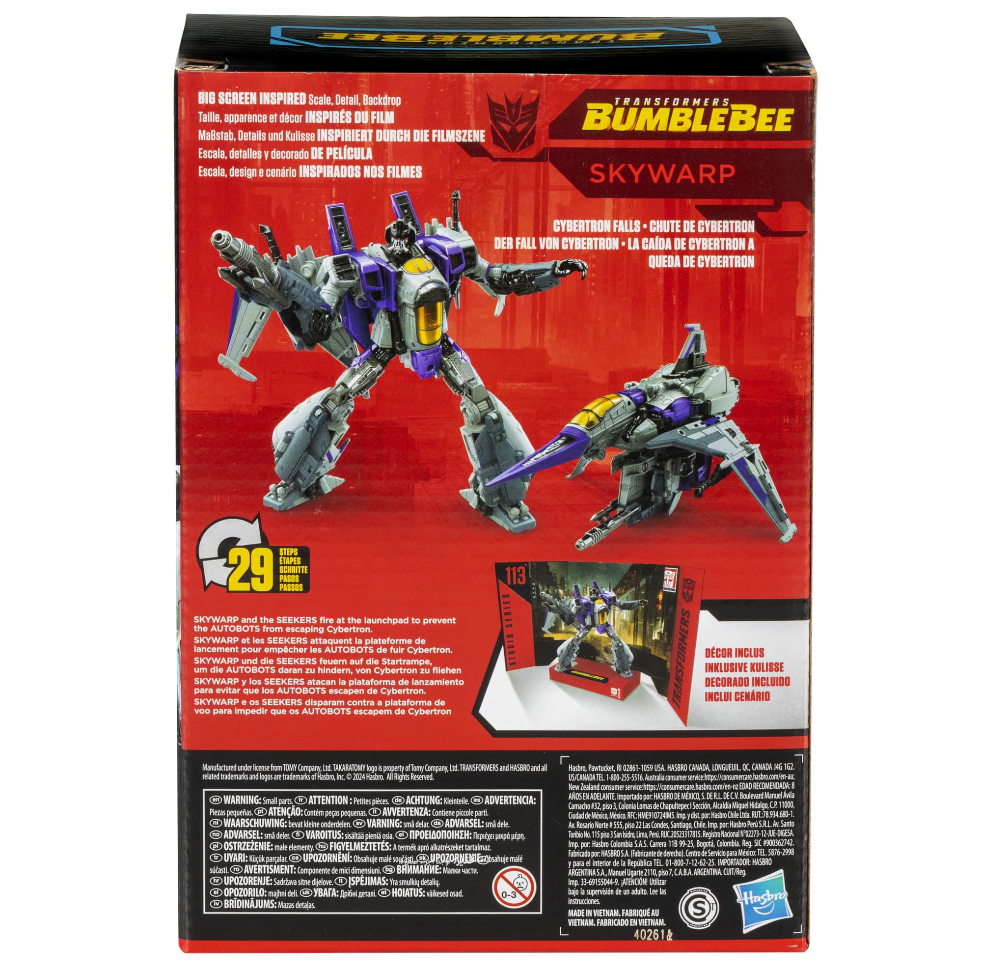 Transformers Studio Series 113 Skywarp action figure 16,5 cm jet