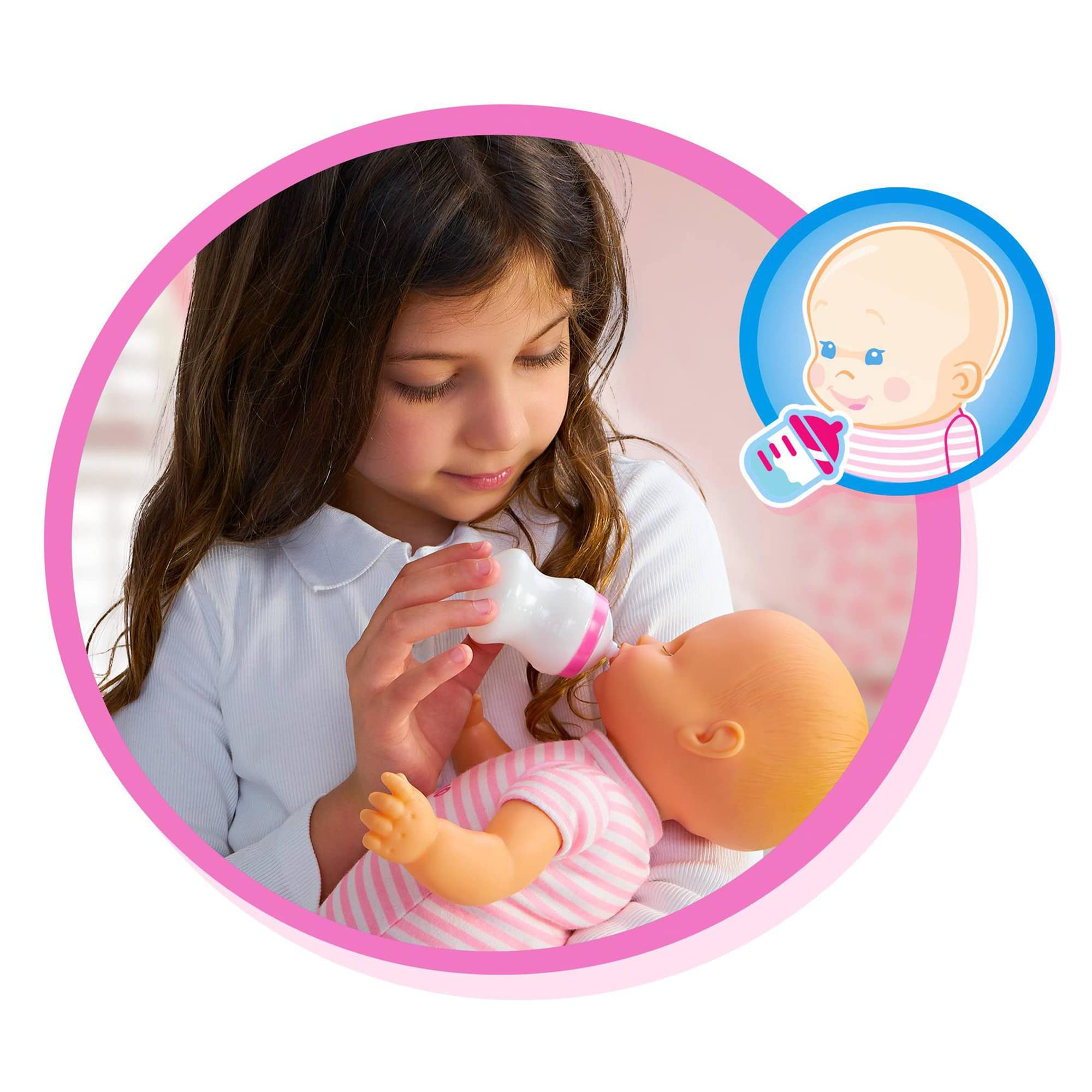 Nenuco Culla Dolce Nanna bambola 35 cm con culla interattiva