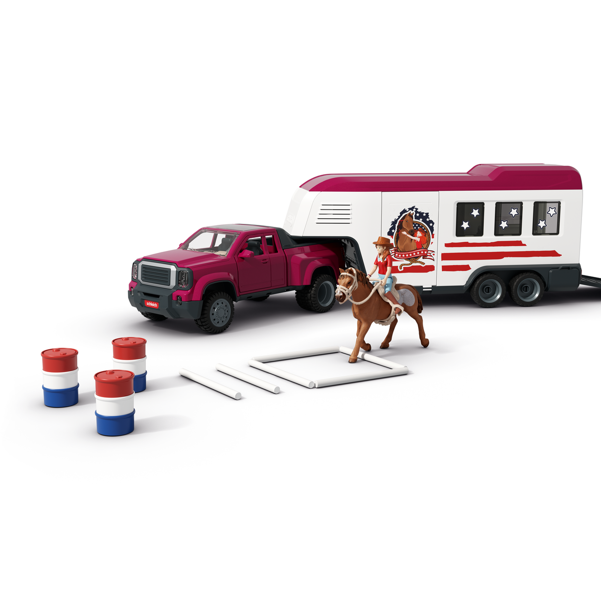 Schleich Horse Club 42705 camion Lakeside rimorchio