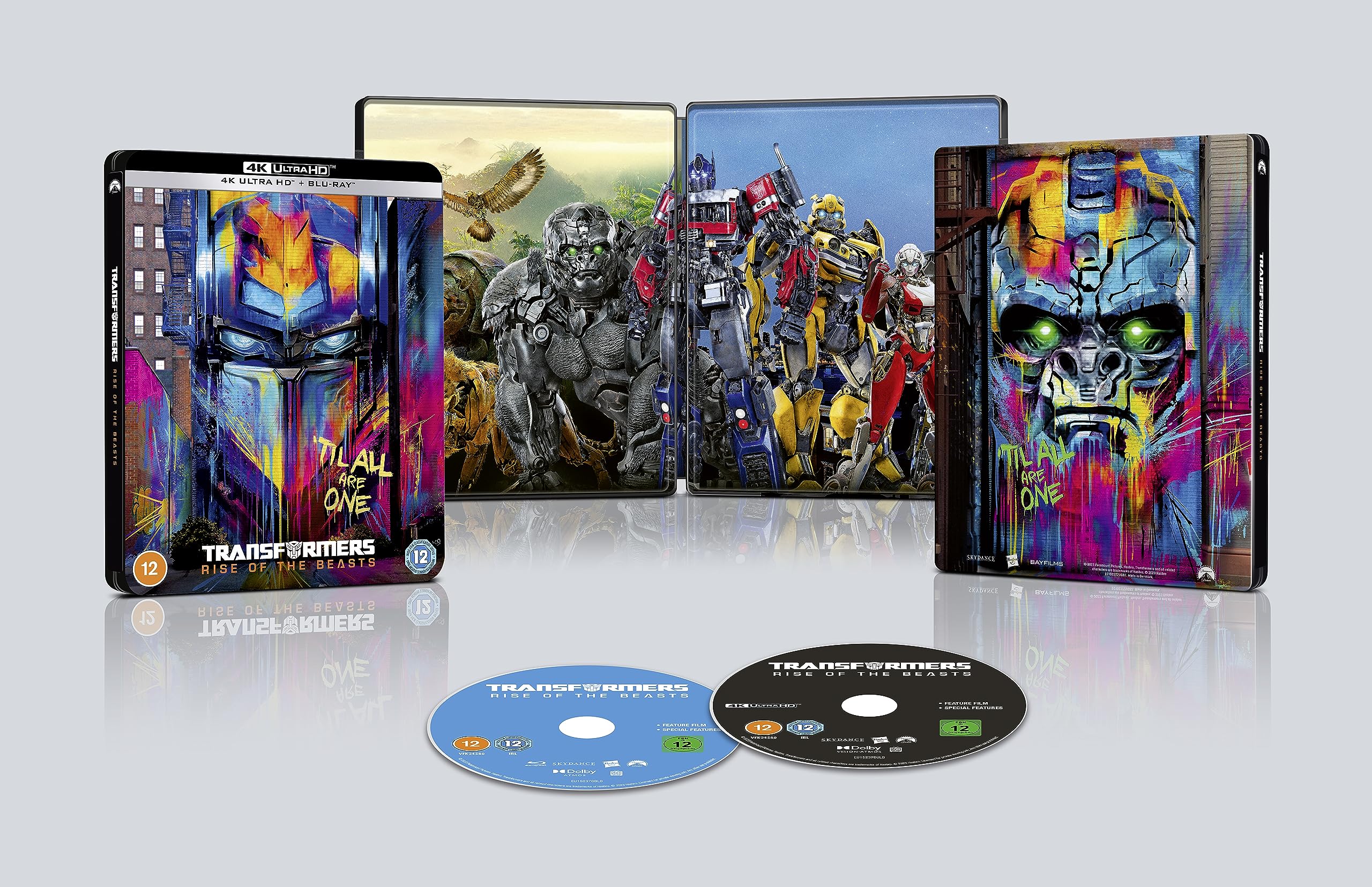 Transformers Rise of the Beasts 4K Steelbook UHD + Blu-ray