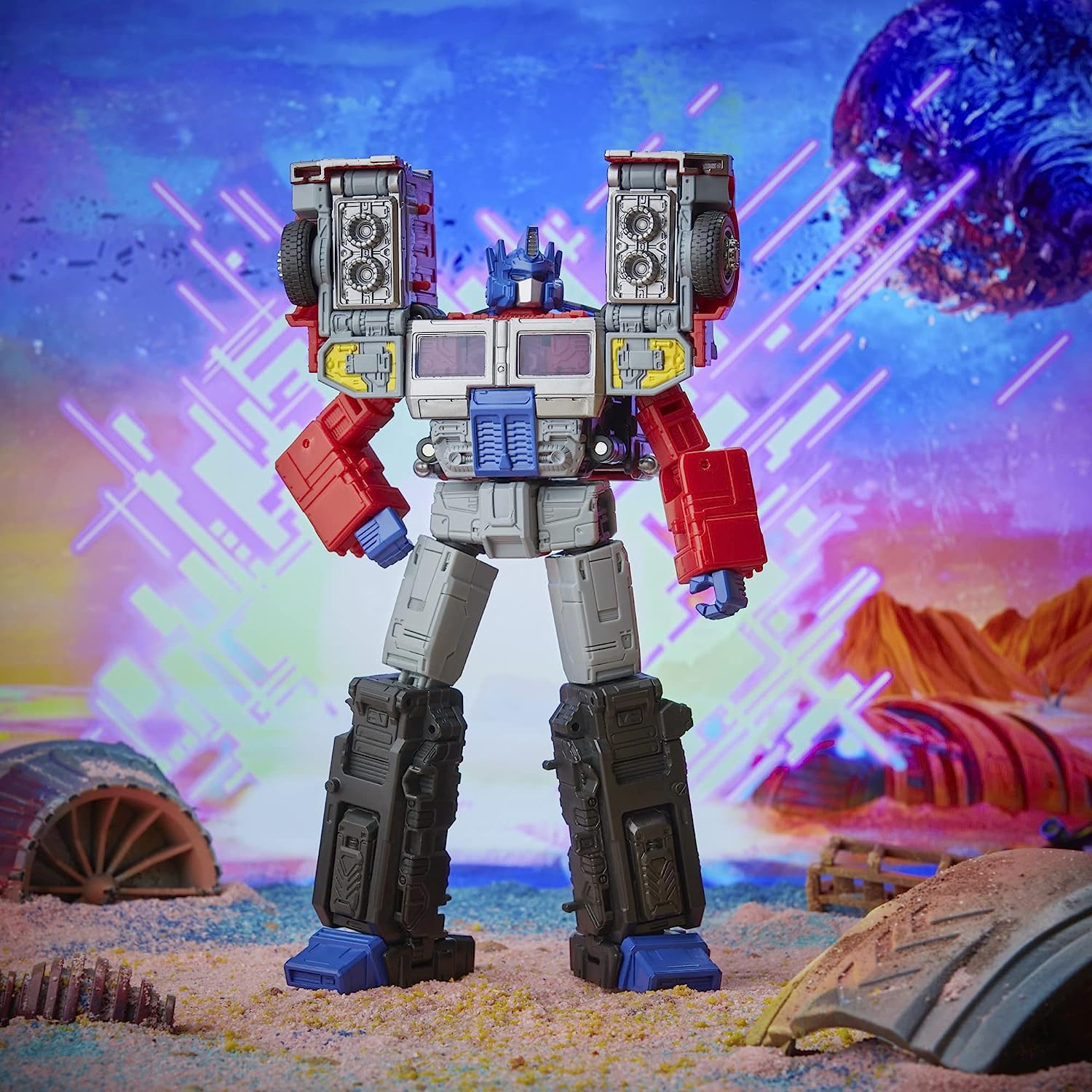 Transformers Legacy G2 Laser Optimus Prime Leader camion