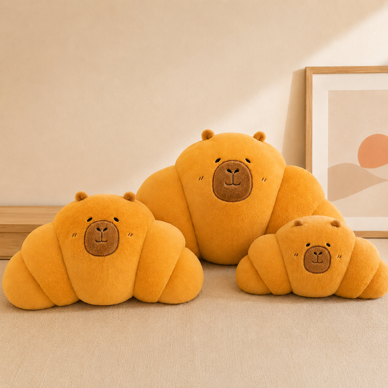 ToyalFriends Capybaras Croissant peluche capibara 60cm morbido
