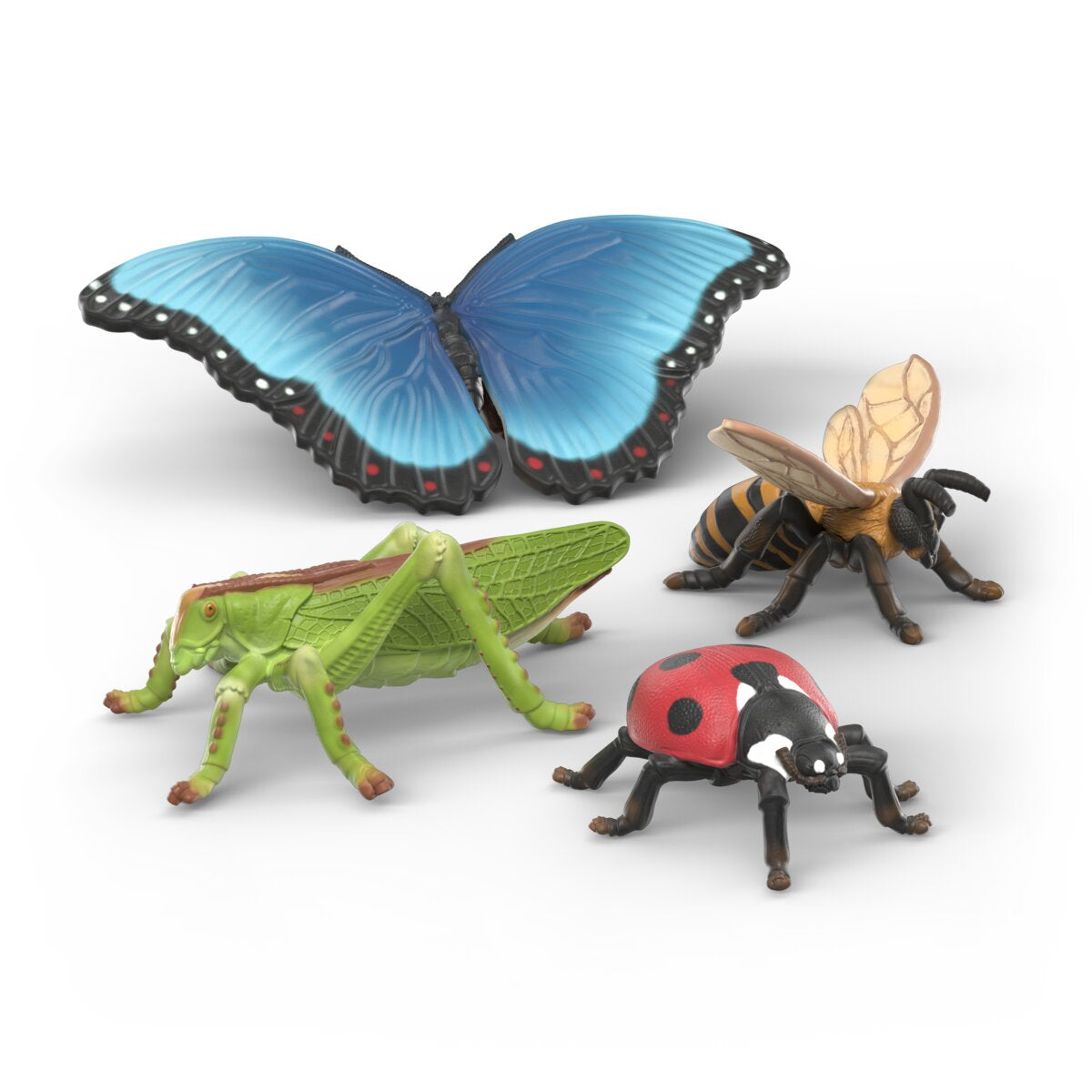 Schleich Wild Life Set Insetti scoperta 4 pezzi ape farfalla