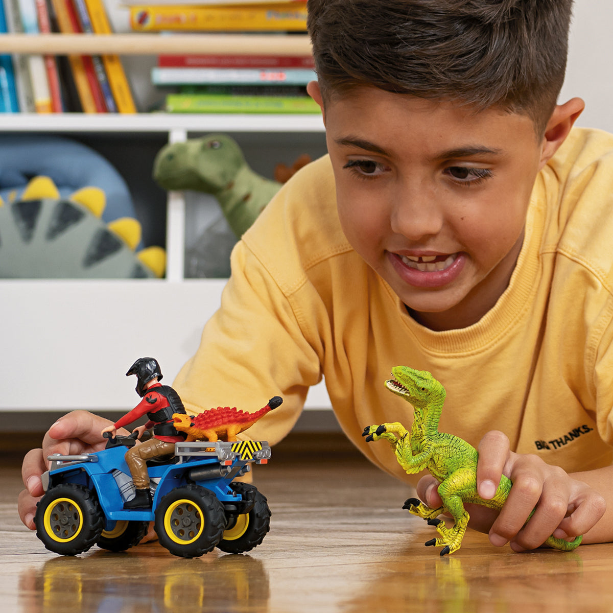 Schleich Dinosaurs Fuga Quad 41466 playset Velociraptor