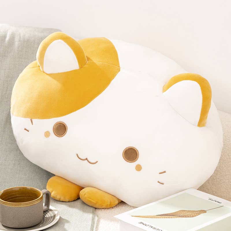 ToyalFriends Cats Gatto Peluche cuscino giallo 50cm morbido