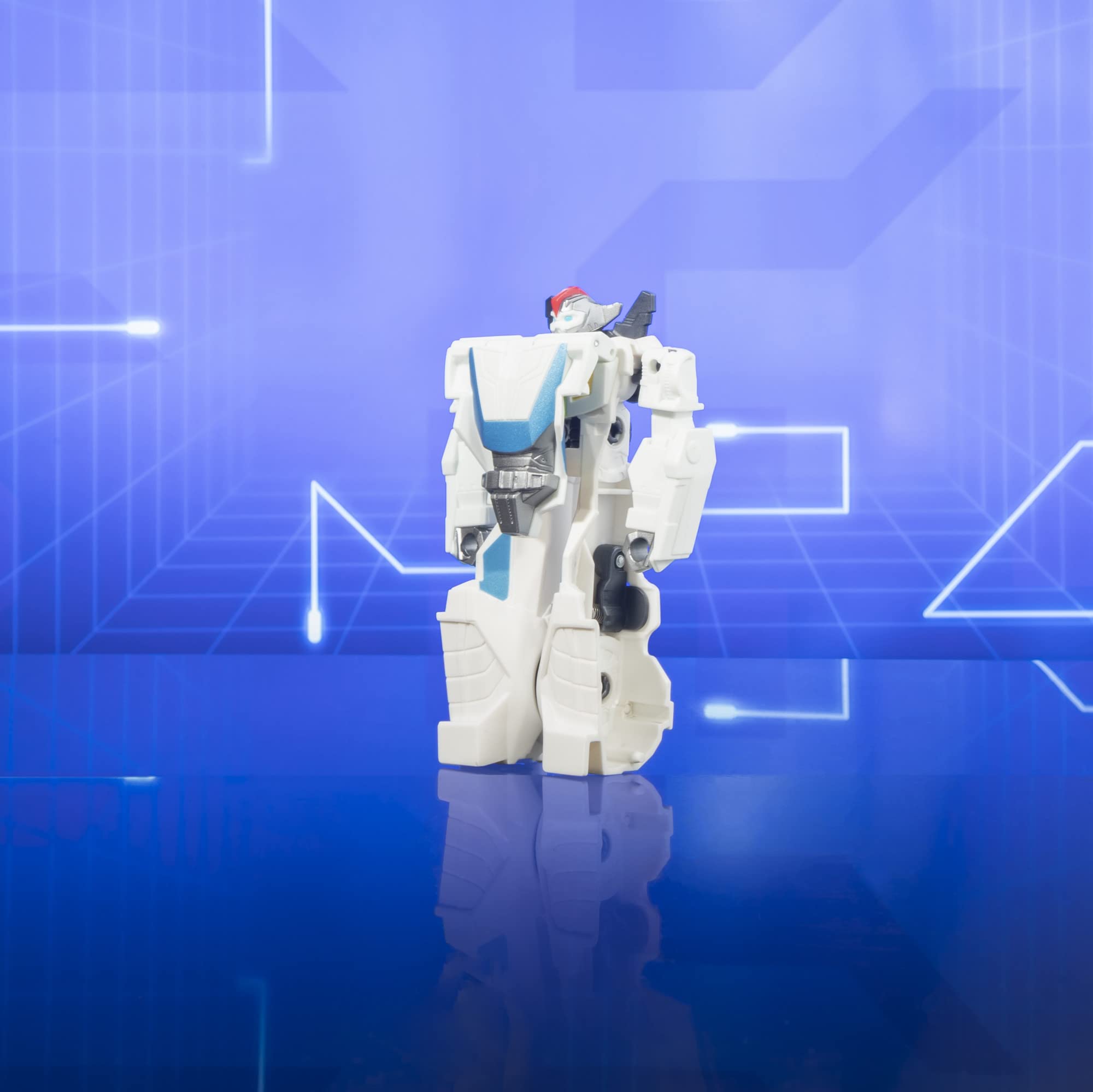 Transformers EarthSpark Wheeljack action figure 10 cm lancio