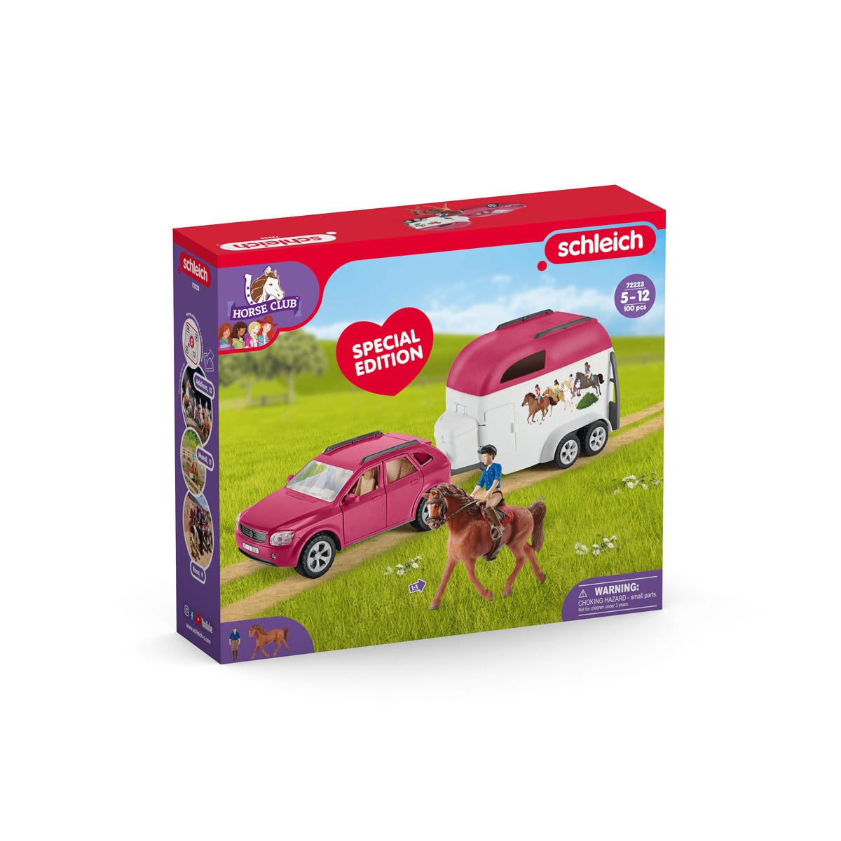 Schleich Horse Club 72223 Playset Cavalli Avventura Campeggio