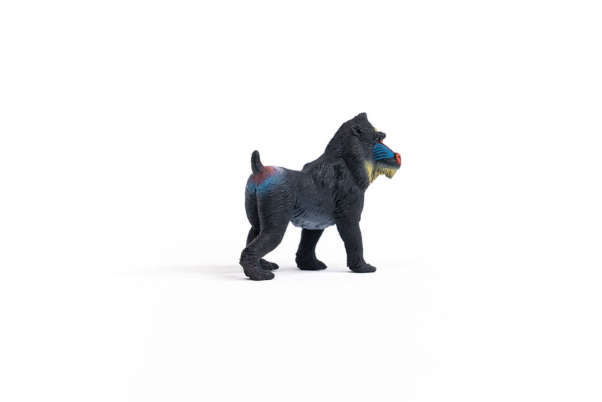 Schleich Wild Life Mandrillo 14856 Figurina scimmia