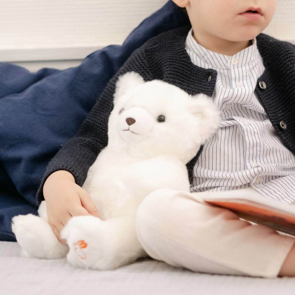 La Pelucherie Bears Orso Emile peluche bianco 25cm